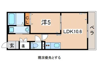 アリビオ22TAMURA【1階】の間取り