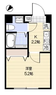 サンシエ中野新橋【4階】の間取り