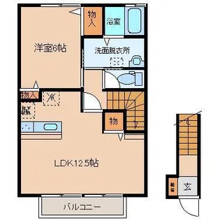 シエロガーデン【2階】の間取り