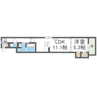 メゾン・ド・プレール【1階】の間取り