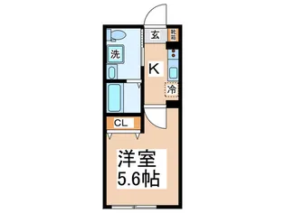 ベイルーム東門前【1階】の間取り