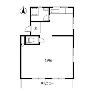 クオリア鷹匠町【1階】の間取り