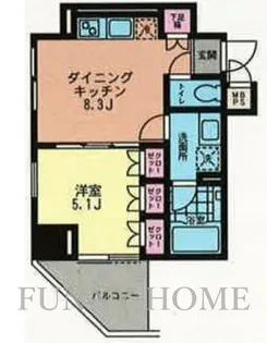 東京都目黒区青葉台3【マンション】の間取り