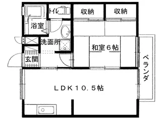 サンライズ山本1号地【2階】の間取り
