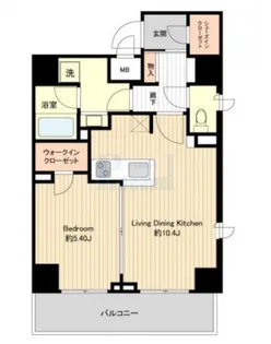 プライムアーバン板橋区役所前【8階】の間取り