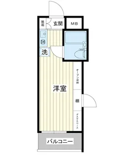 トップ行徳【3階】の間取り
