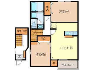 花領下(HANARYOUKA)の間取り