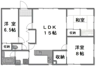 EXCEED狭山台【1階】の間取り