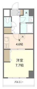 サンライズ八咲【6階】の間取り