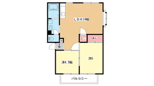大阪府豊中市曽根西町4【アパート】の間取り