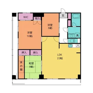 ラ・アミスタ武蔵浦和【5階】の間取り