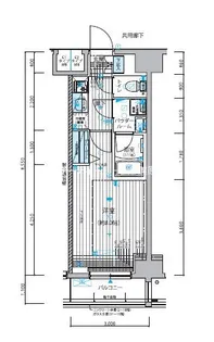 メインステージ入谷II【6階】の間取り