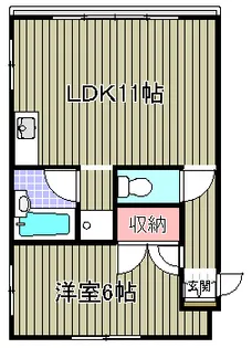 第三金子ビル【2階】の間取り