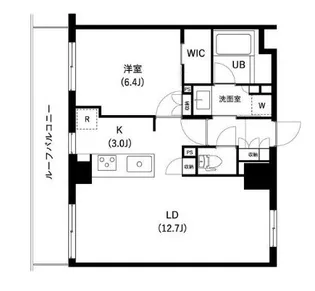 ザ・レジデンス三ノ輪II【7階】の間取り