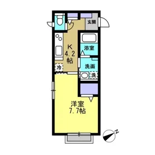 ライブタウンVII【1階】の間取り