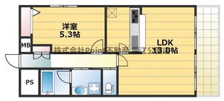 大阪府大阪市鶴見区放出東1【マンション】の間取り
