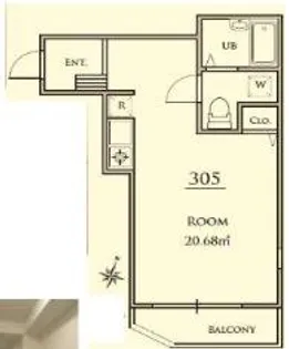 レジデンス本駒込【3階】の間取り