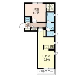 ヴィラ シャルマン【1階】の間取り