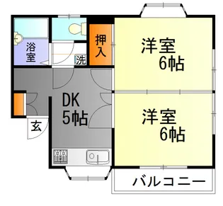 サンヨーII【3階】の間取り