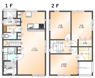 埼玉県深谷市国済寺【一戸建】の間取り
