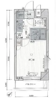ルーブル椎名町【3階】の間取り
