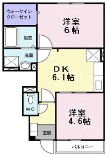 ベル シャトーIII【1階】の間取り