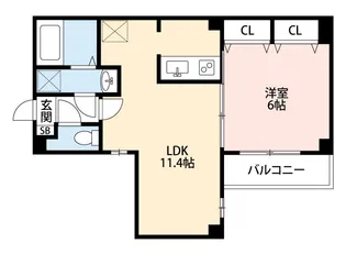 Quatre Saison(キャトルセゾン)【4階】の間取り