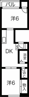 オークミマツマンション【3階】の間取り
