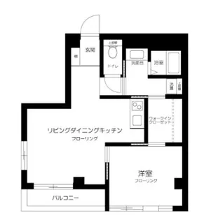 ガーデンヒルズ市ヶ谷【2階】の間取り