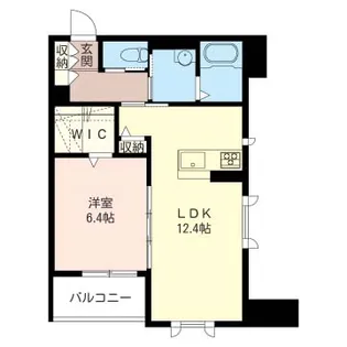 オークヒルズさいたま新都心【2階】の間取り