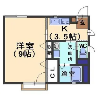 メゾンド幸【2階】の間取り
