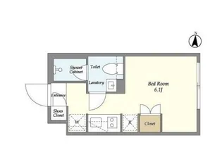 ガーデンレジデンス恵比寿【3階】の間取り