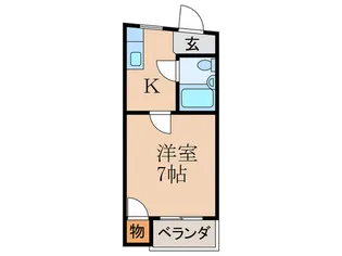 田中ハイツ【4階】の間取り