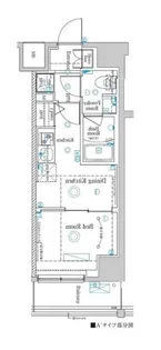 ラフィスタ中野本町【1階】の間取り