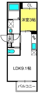 REGALEST LEA【3階】の間取り