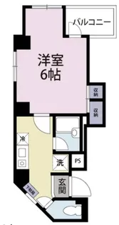 YKマンション【5階】の間取り