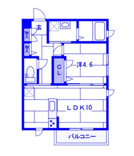 ラヴィーユ鎌倉【3階】の間取り