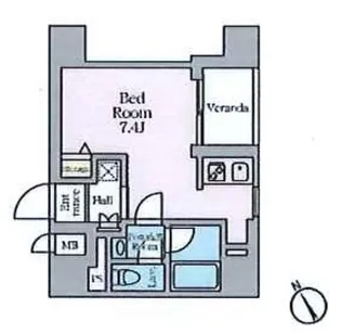 フォレシア町田【7階】の間取り