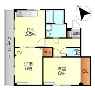 Oビル2【4階】の間取り