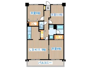 アルフォ-トシティの間取り