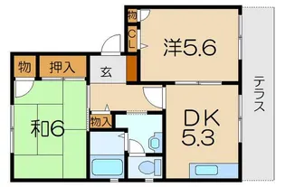 カーサYM II【1階】の間取り