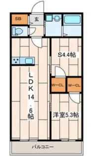 グリーングレイス【1階】の間取り
