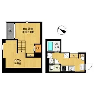 RIZEST 春夏秋冬 -秋-【1階】の間取り