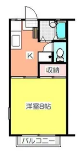 パークヒルズII【2階】の間取り