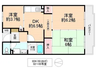ローズYW718【1階】の間取り