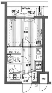 ガラ・ステージ京橋【10階】の間取り