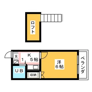 SKマンション黄金【2階】の間取り