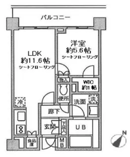 ファインステージ新横浜【1階】の間取り