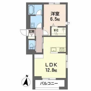 シャーメゾンアストラ【2階】の間取り