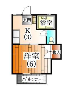 ルシエール南が丘【1階】の間取り